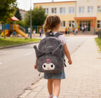 PLECAK KUROMI TOREBKA PLUSZOWY PRZEDSZKOLNY HELLO KITTY MIĘKKI + BRELOK