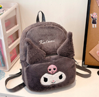 PLECAK KUROMI TOREBKA PLUSZOWY PRZEDSZKOLNY HELLO KITTY MIĘKKI + BRELOK