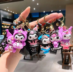 PLECAK KUROMI TOREBKA PLUSZOWY PRZEDSZKOLNY HELLO KITTY MIĘKKI + BRELOK