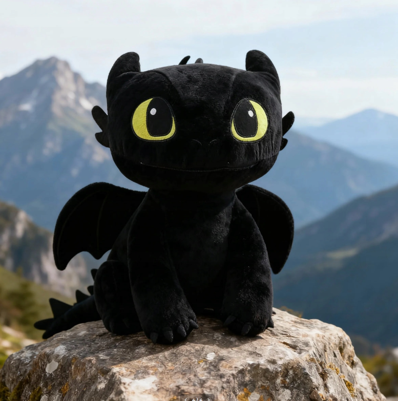 MIĘKKA ZABAWKA SZCZERBATEK 45 см JAK WYTRESOWAĆ SMOKA