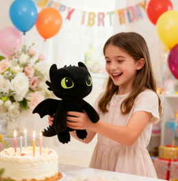 MIĘKKA ZABAWKA SZCZERBATEK 45 см JAK WYTRESOWAĆ SMOKA