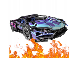 SAMOCHÓD SPORTOWY Z KLOCKÓW ZESTAW 1280 el.