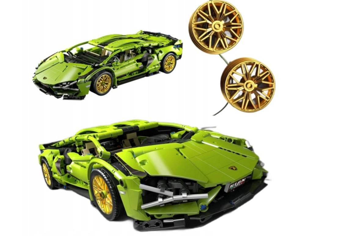 ZESTAW KLOCKÓW KLOCKI SAMOCHÓD SPORTOWY DO ZBUDOWANIA LAMBORGHINI 1280 EL.