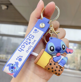 BRELOCZEK BRELOK LILO I STITCH DO KLUCZY FIGURKA DO PLECAKA NA PRESENT