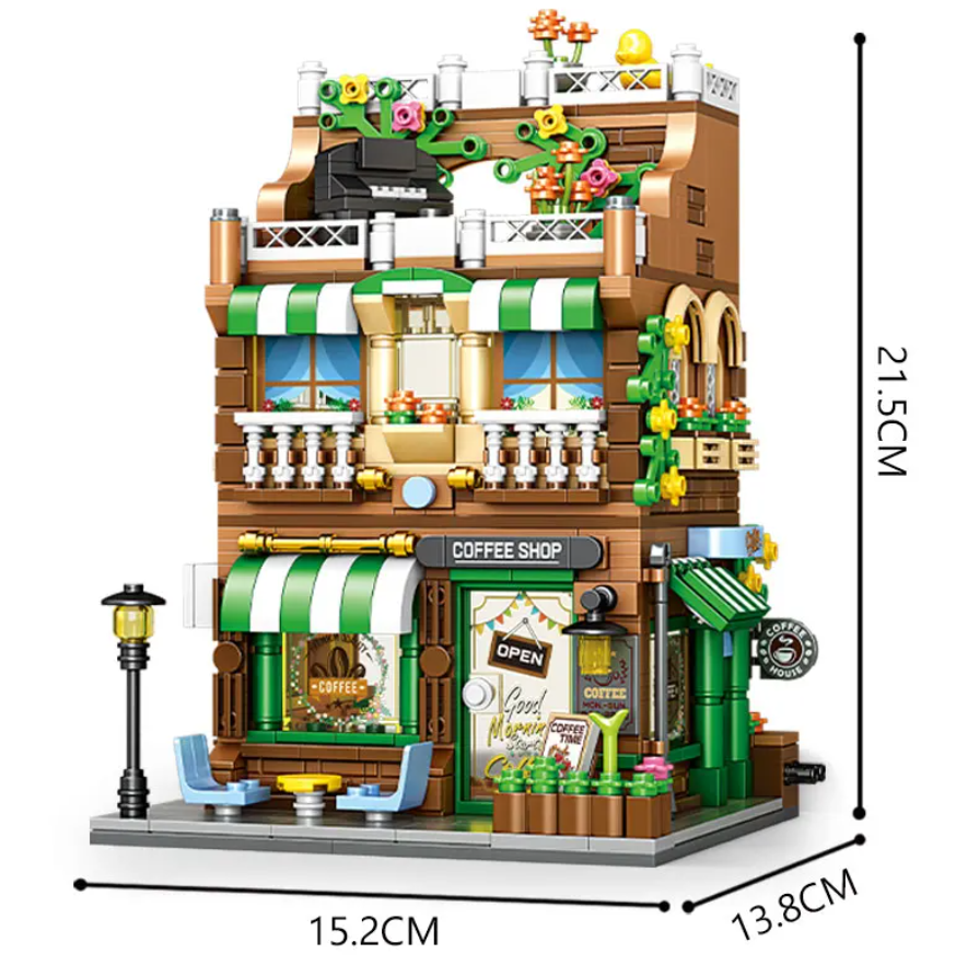 KONSTRUKTOR "PRZYTULNA KAWIARNIA" (STREETSCAPE) – STWÓRZ SWOJE IDEALNE MIASTO