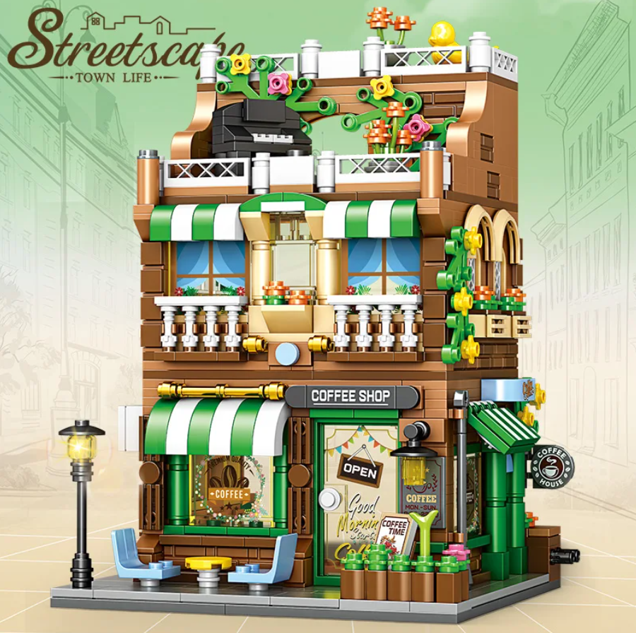 KONSTRUKTOR "PRZYTULNA KAWIARNIA" (STREETSCAPE) – STWÓRZ SWOJE IDEALNE MIASTO