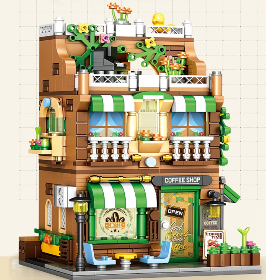 KONSTRUKTOR "PRZYTULNA KAWIARNIA" (STREETSCAPE) – STWÓRZ SWOJE IDEALNE MIASTO