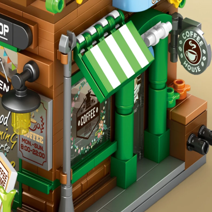 KONSTRUKTOR "PRZYTULNA KAWIARNIA" (STREETSCAPE) – STWÓRZ SWOJE IDEALNE MIASTO