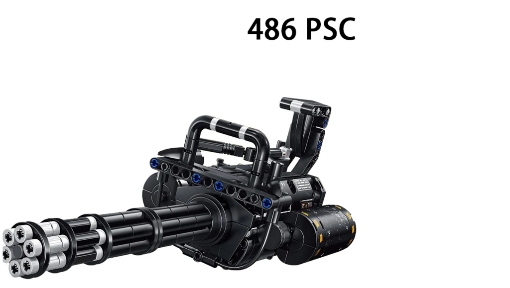 ZESTAW KONSTRUKCYJNY "KARABIN GATLINGA" (SERIA MILITARNA, 486 ELEMENTÓW)