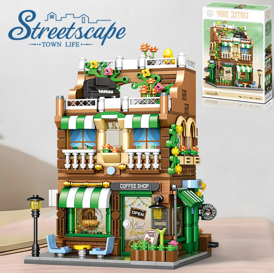 KONSTRUKTOR "PRZYTULNA KAWIARNIA" (STREETSCAPE) – STWÓRZ SWOJE IDEALNE MIASTO