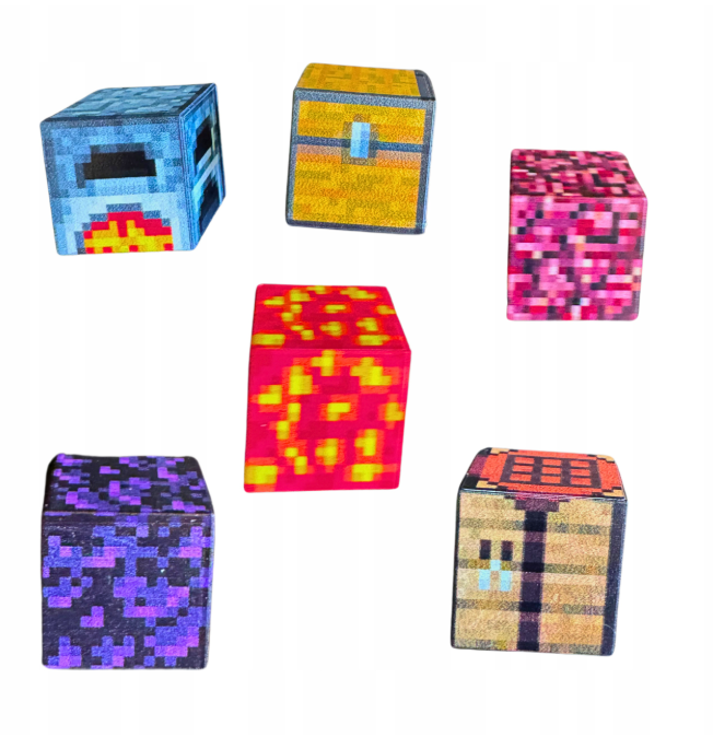 KONSTRUKTOR MAGNETYCZNY "PORTAL" (34 BLOKI / MINECRAFT)