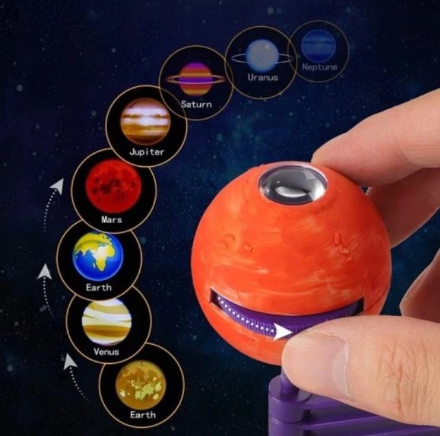 ZESTAW PLANETARIUM STEM Z PROJEKTOREM - ASTRONOMIA W TWOIM POKOJU!