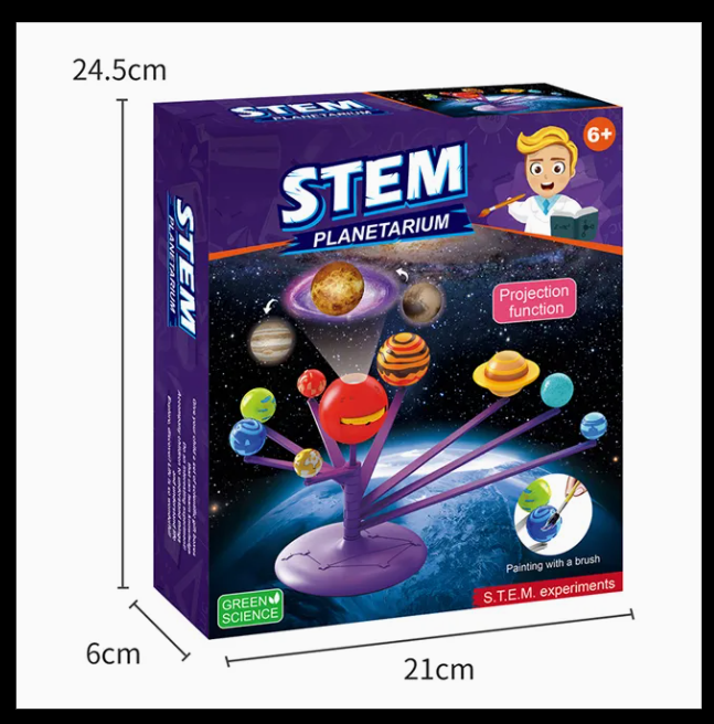 ZESTAW PLANETARIUM STEM Z PROJEKTOREM - ASTRONOMIA W TWOIM POKOJU!