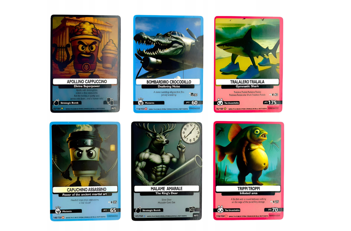 KARTY BRAINROT SKIFIDOL ITALIAN – MEGA BOX 360 KART KOLEKCJONERSKICH TCG