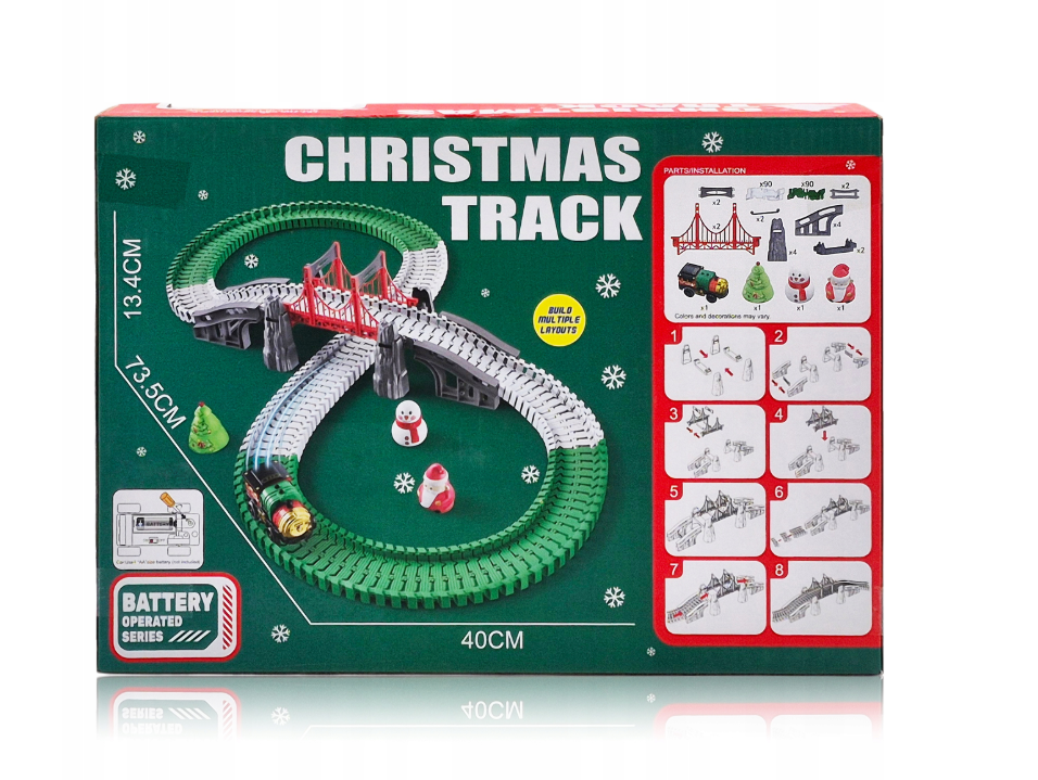 TOR ELASTYCZNY – KOLEJKA ŚWIĄTECZNA EKSPRES POLARNY 202 ELEMENTY