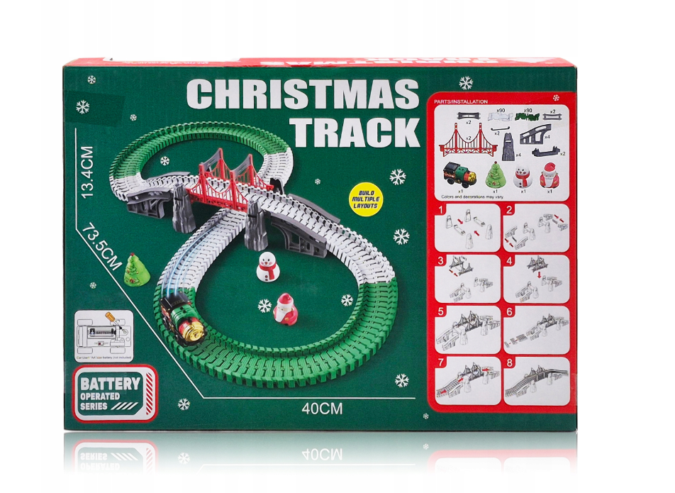 TOR ELASTYCZNY – KOLEJKA ŚWIĄTECZNA EKSPRES POLARNY 202 ELEMENTY