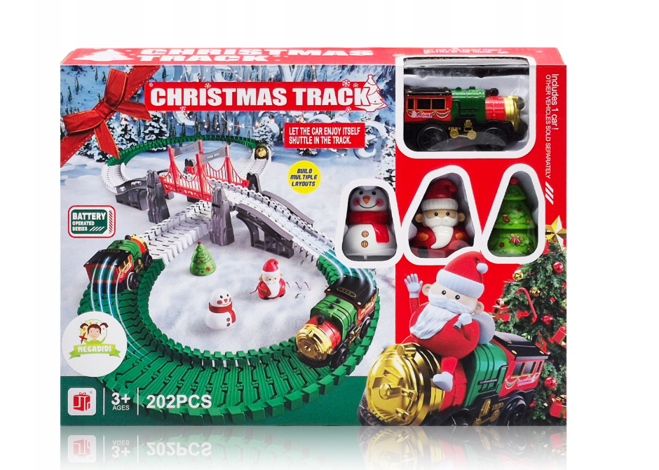 TOR ELASTYCZNY – KOLEJKA ŚWIĄTECZNA EKSPRES POLARNY 202 ELEMENTY