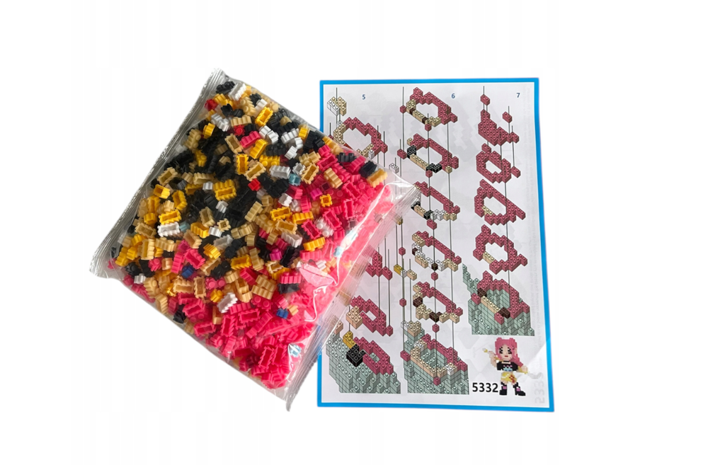 KLOCKI 3D FIGURKA KPOP DEMON HUNTERS MIRA ŁOWCZYNIE DEMONÓW 1500 PCS