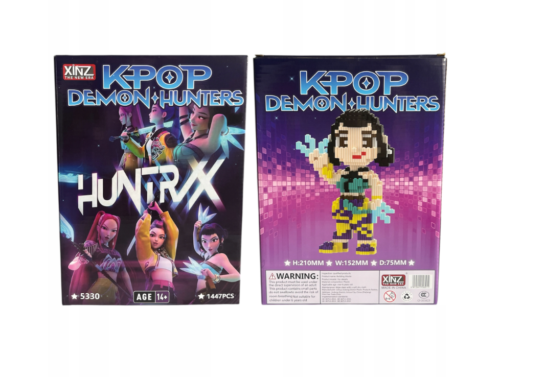 KLOCKI 3D FIGURKA K-POP DEMON HUNTERS 1447 ELEMENTÓW