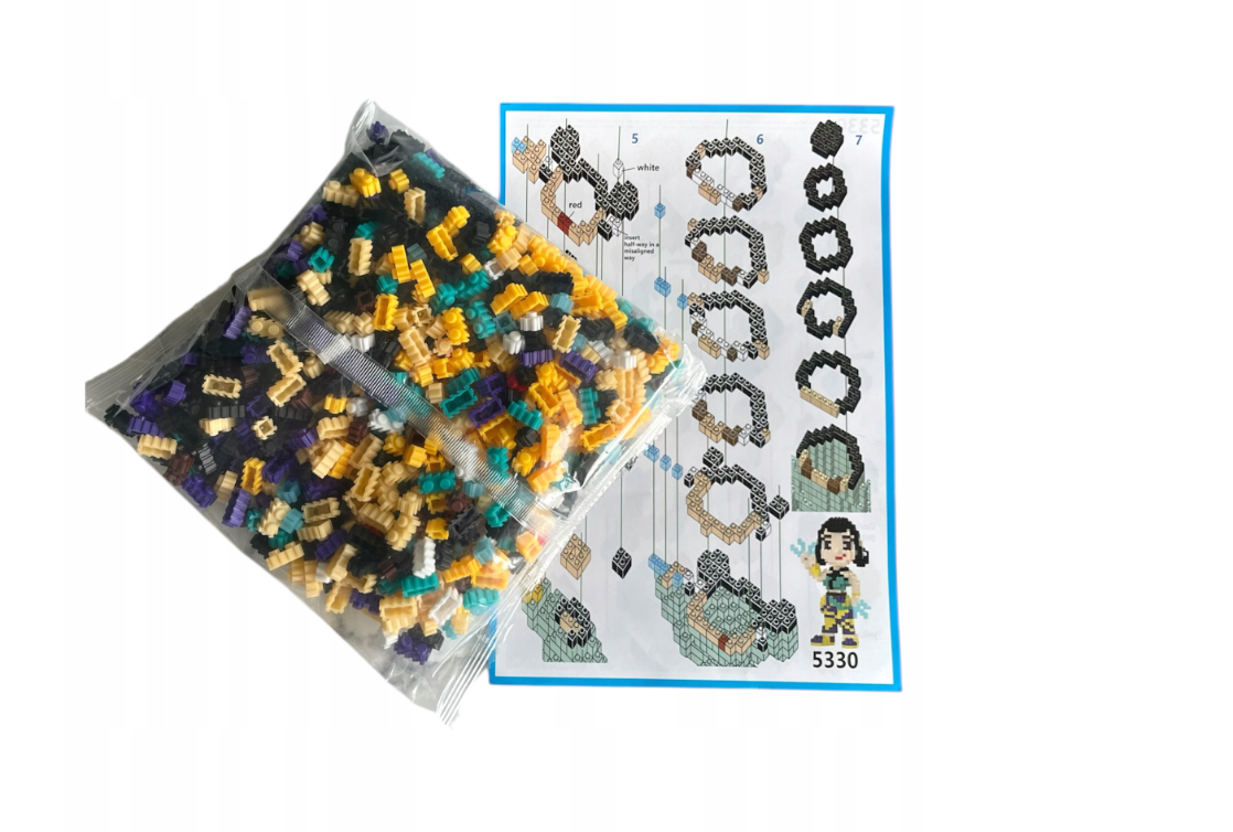 KLOCKI 3D FIGURKA K-POP DEMON HUNTERS 1447 ELEMENTÓW