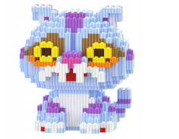 KLOCKI 3D FIGURKA KPOP DEMON HUNTERS KOT DERPY 1436 PCS