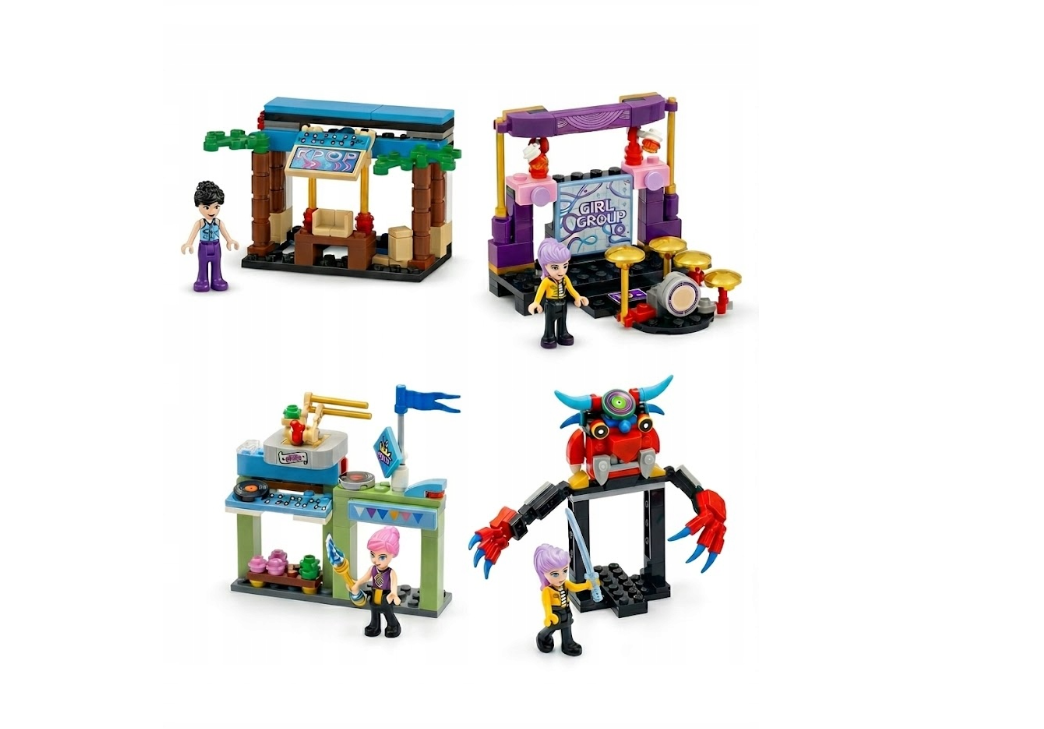 KLOCKI KPOP DEMON HUNTERS 4w1  MEGA ZESTAW