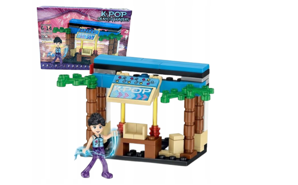 KLOCKI KPOP DEMON HUNTERS 4w1  MEGA ZESTAW