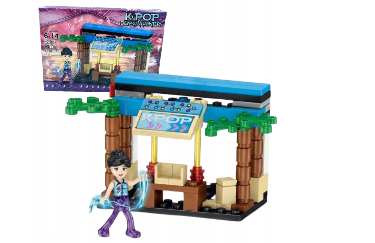 KLOCKI KPOP DEMON HUNTERS 4w1  MEGA ZESTAW