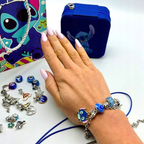 DZIECIĘCY ZESTAW KREATYWNY DO TWORZENIA BRANSOLETEK ZAWIESZEK DIY