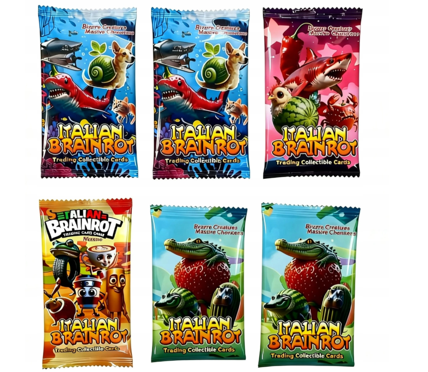 KARTY BRAINROT SKIFIDOL ITALIAN – MEGA BOX 360 KART KOLEKCJONERSKICH TCG