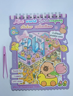 ZRÓB TO SAM WYKLEJANKA ANTYSTRESOWA KAPIBARA DREAM HOUSE NAKLEJKI DIY