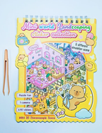 ZRÓB TO SAM WYKLEJANKA ANTYSTRESOWA KAPIBARA DREAM HOUSE NAKLEJKI DIY