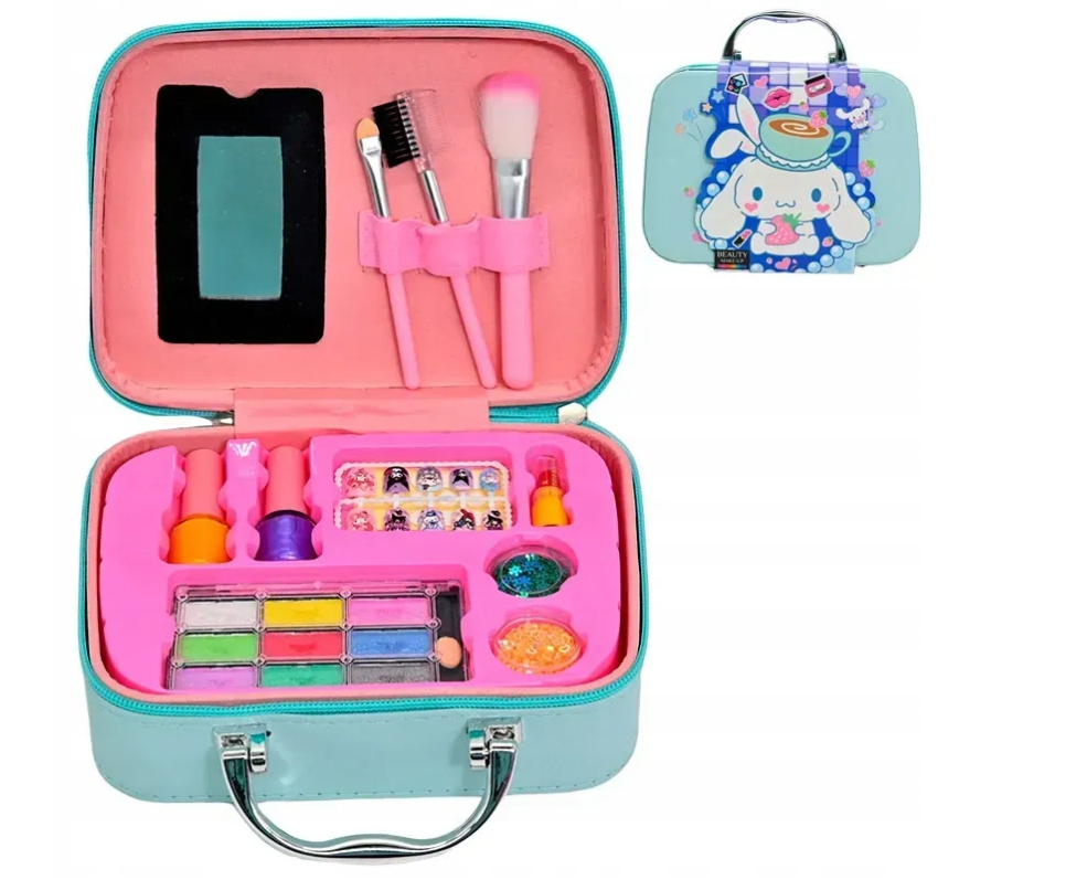 ZESTAW KOSMETYKÓW DLA DZIECI W KUFERECZKU MAKIJAŻ ZABAWKA KUROMI