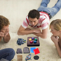 Zestaw gier Squid Game 5w1 – Ddakji, Gonggi, Jebi i więcej