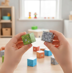 MAGNETYCZNY KONSTRUKTOR 200 EL. KLOCKI MAGNETYCZNE 3D DLA DZIECI MINECRAFT