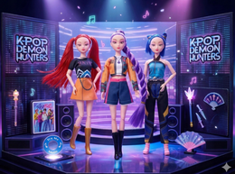 ZABAWKA ZESTAW 2W1 KPOP DEMON HUNTERS LALKI 30 CM + BRELOK GRATIS