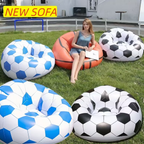 FOTEL DMUCHANY PIŁKA NOŻNA KOSZYKÓWKA SOFA PVC DO OGRODU NA PLAŻĘ