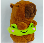 ZESTAW 2W1 CAPYBARA Z ŻABKĄ 20 CM + ALBUM Z NAKLEJKAMI TOREBKA DLA DZIECKA