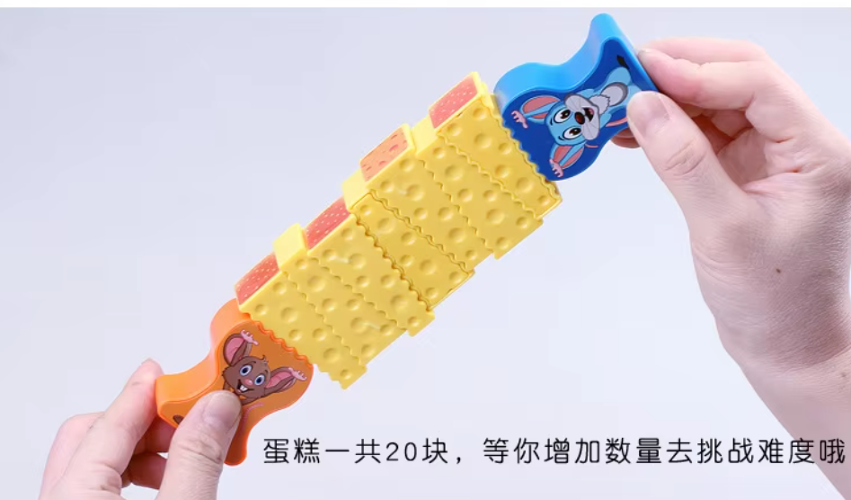 GRA ZRĘCZNOŚCIOWA CHEESE STACK GAME BALANSOWANIE SERA DLA DZIECI ZABAWKI