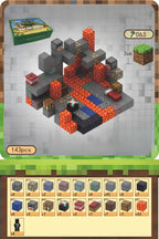 KONSTRUKTOR MAGNETYCZNY MINECRAFT JASKINIA Z LAWĄ 147 EL KLOCKI 3D ZABAWKA