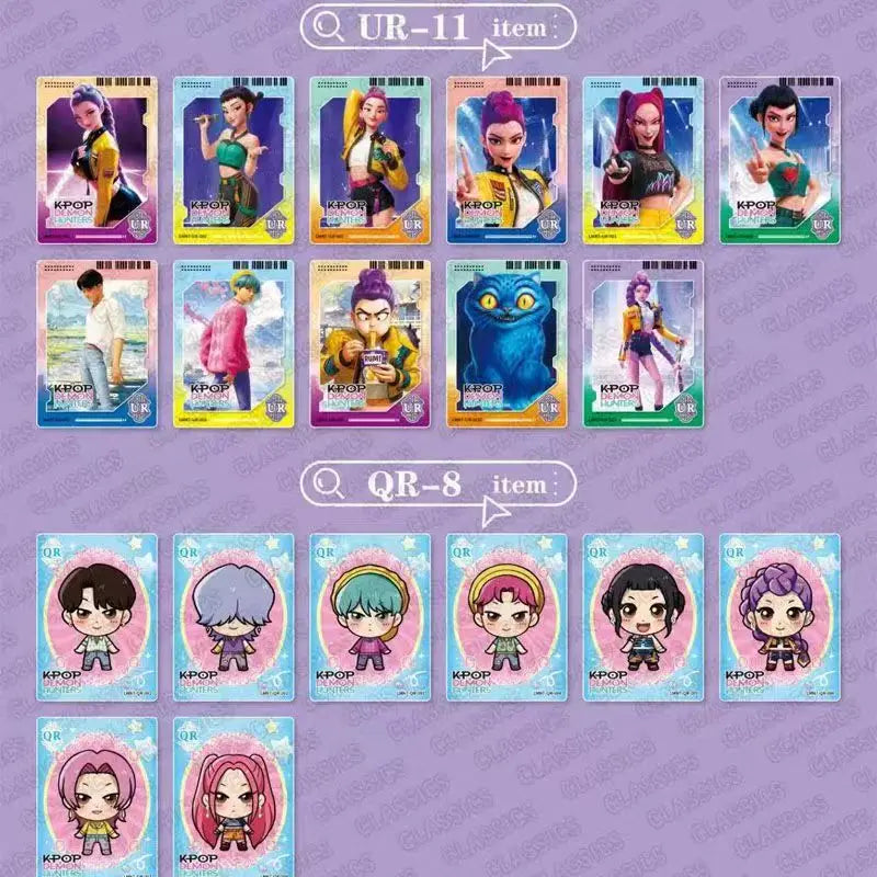 K-POP DEMON HUNTERS KARTY KOLEKCJONERSKIE