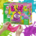 ZESTAW DO ROBIENIA SLIME DLA DZIECI DIY AKCESORIA ZABAWA SENSORYCZNA STEAM