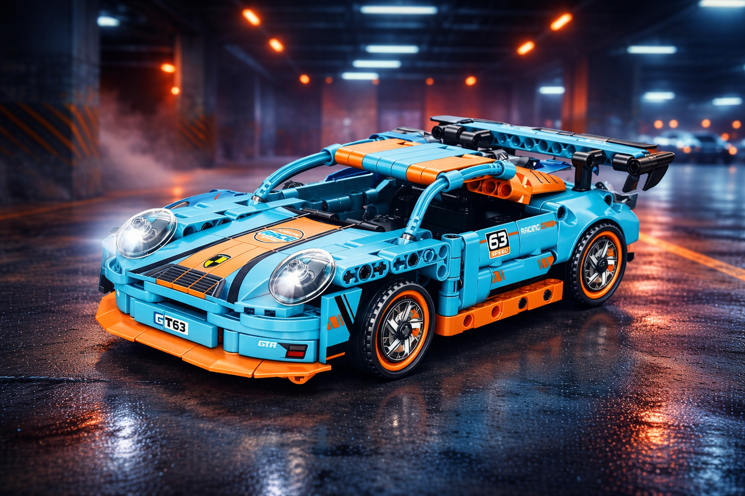 KLOCKI AUTO ZDALNIE STEROWANE SPEED CAR 305 EL. WI PREZENT ZABAWKI