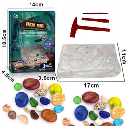 ZESTAW ARCHEOLOGICZNY DO KOPANIA KLEJNOTÓW — ODKRYJ ŚWIAT SKARBÓW!