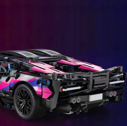 SAMOCHÓD SPORTOWY Z KLOCKÓW ZESTAW 1280 el. PREZENT DLA DZIECI I DOROSŁYCH