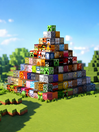 MAGNETYCZNY KONSTRUKTOR 200 ELEMENTÓW + FIGURKI | KLOCKI MAGNETYCZNE PIXEL