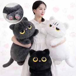 DUŻY PLUSZOWY KOTEK 100 CM MIĘKKA MASKOTKA DO PRZYTULANIA PREZENT ZABAWKA