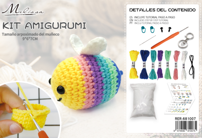 ZESTAW DIY AMIGURUMI ROBIENIE NA DRUTACH HOBBY KREATYWNOŚĆ ZWIERZĘTA