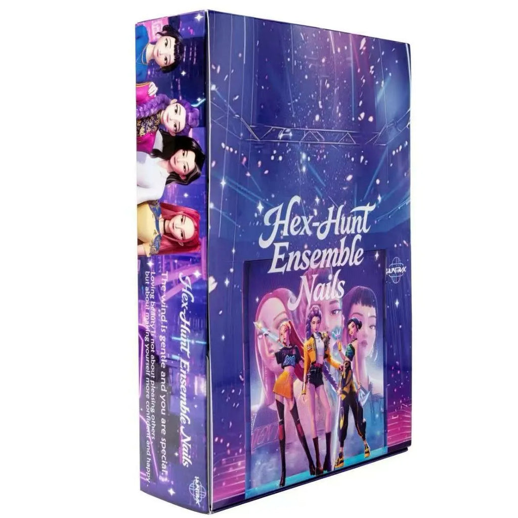 ZESTAW SZTUCZNYCH PAZNOKCI HEX-HUNT ENSEMBLE NAILS ŁOWCY DEMONÓW