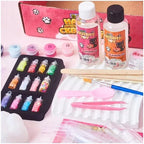 DIY ZESTAW DO TWORZENIA TABA ŁAPEK DLA DZIECI ZRÓB TO SAM SQUISHY ZABAWA